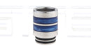 Resin + Stainless Steel Hybrid 810 Drip Tip — rot