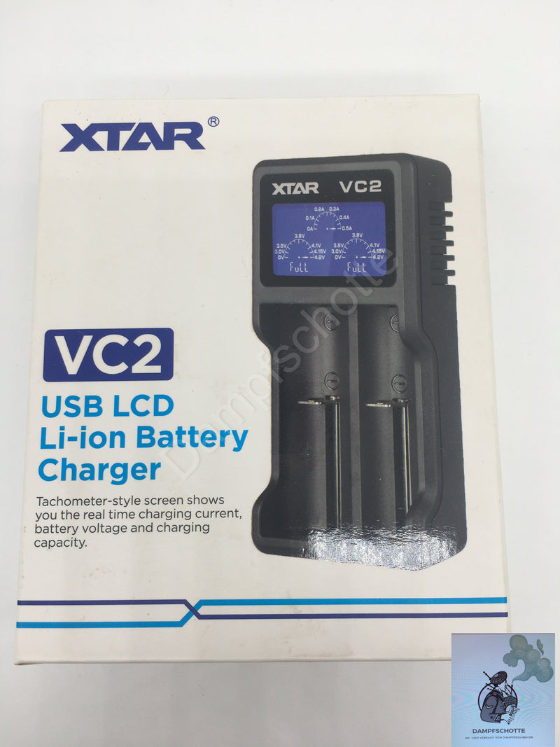 XTAR VC2 USB LCD Li-Ion Battery Charger