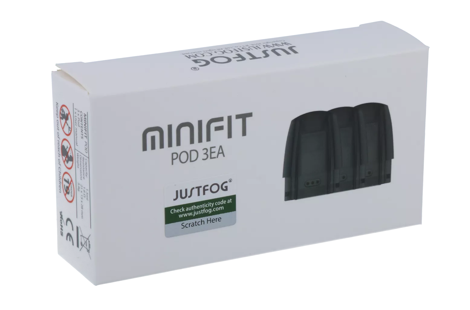 Minifit POD von Justfog 3 Stück Packung